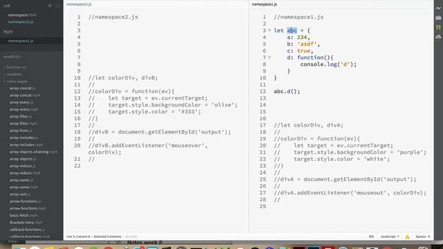 JavaScript Namespaces смотреть онлайн