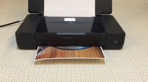HP OfficeJet 200 Mobile Printer 行動印表機(CZ993A)：手機直接列印全版圖片速度測試