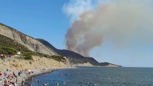 Природные пожары охватили черноморское побережье