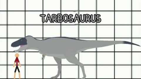 Dinosaurs Cartoons: Dinosaurs Battles - Monolophosaurus vs Tarbosaurus ( Stick Nodes )