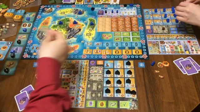 Играем в настольную игру Bora Bora смотреть онлайн