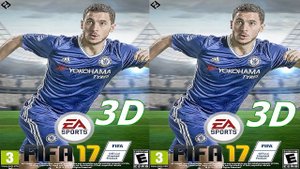 FIFA 17 3D VR video 3D SBS VR box google cardboard
