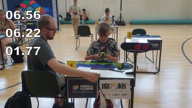 6.40 Official 3x3 PR (NR2) Average // KSF Open 2023