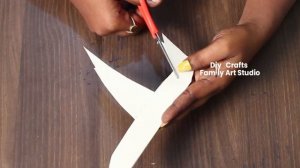 DIY PAPER AIRPLANE - Paper Crafts ForSchool - Easy kids craft ideas - Wastepaper In Easy Way At Hom