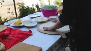 Ancient Azerbaijan Bread Recipe Hamrali and Kutab - Country Life Vlog