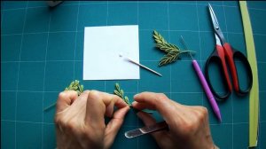 Мастер- класс "Листья в технике квиллинг"