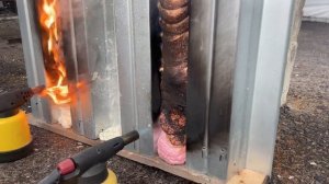 Применение огнезащитной монтажной пены «THERMOPAT FM» и сравнение с обычной монтажной пеной