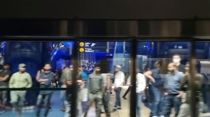 Dubai Metro Ride - Green Line Route: Deira Gold Souk Metro Station to Burjuman Metro Station