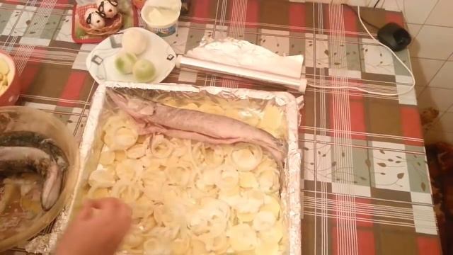 Очень вкусная Рыбка Щука в сметане с картошкой