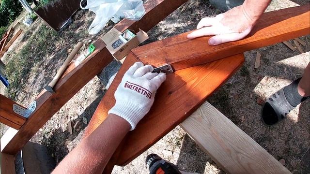 Стропильная система двухскатной крыши для беседки 3 на 4 своими руками
