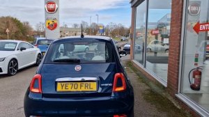2020 '70' FIAT 500 1.0 MILD HYBRID LOUNGE - YE70FRL - £11990