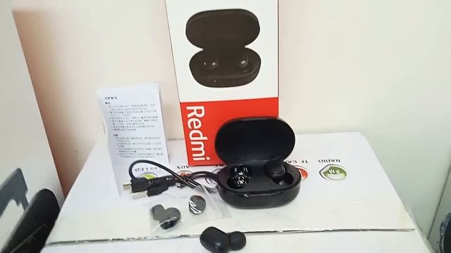 Беспроводные Наушники Redmi Airdots 2 черные с Амбюшурами смотреть онлайн