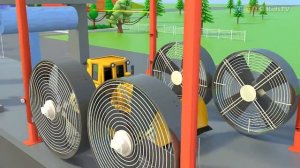 Бульдозер и строительные грузовики для детей | Строительство фермерского водохранилища