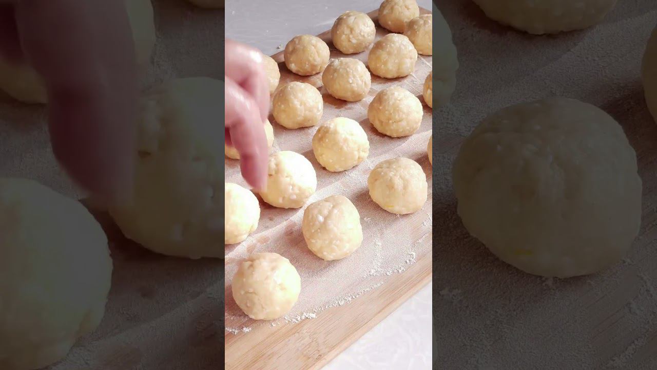 Воздушные ТВОРОЖНЫЕ ПОНЧИКИ как в детстве. #хорошийвкус #творожныепончики #shortvideo