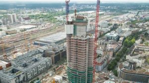 Grand Tower, Frankfurt - Construction film in 4K timelapse