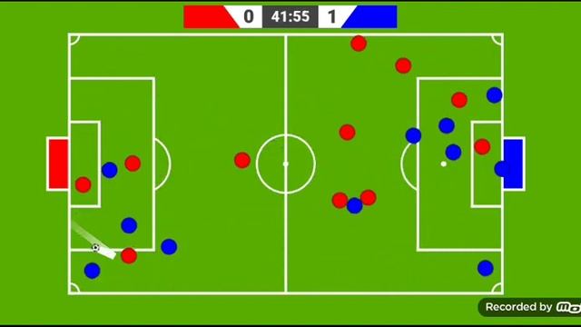 Red vs Blue,Who will win? | Marble Soccer(Bouncy Marble) смотреть онлайн