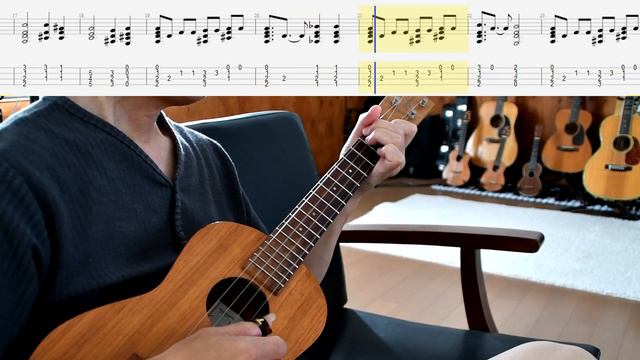 Georgia on my mind 我が心のジョージア【Ukulele solo】 ukulele jazz TAB ウクレレ弾くよ♪ смотреть онлайн