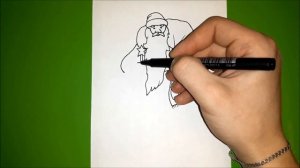 Как нарисовать ДЕДА МОРОЗА?