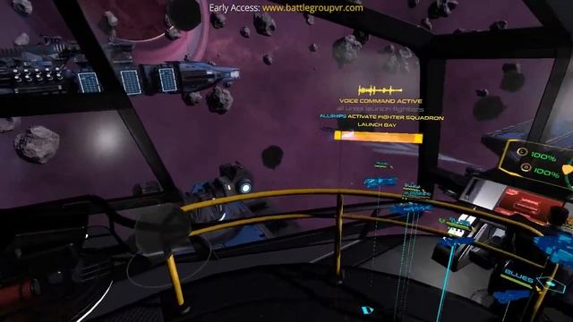 BattleGroupVR Native Voice Recognition - Give orders to the fleet with just your voice! смотреть онлайн