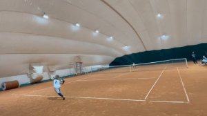 Большой теннис дети Киев Турнир Желтый мяч Кувшинова Елена Артемовна 9 лет Интересные розыгрыши