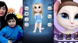 МОЯ ГОВОРЯЩАЯ АНДЖЕЛА ВЫБИРАЕМ ПЛАТЬЯ НЕВЕСТЫ Говорящий Том TALKING ТОМ ANGELA игровой мул