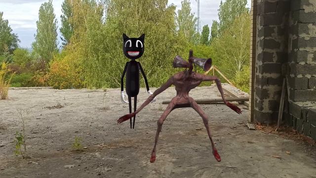 ТАНЦЕВАЛЬНЫЙ БАТЛ МОНСТРОВ SCP! Скромник Vs Скульптура Vs Cartoon Cat Vs Сиреноголовый