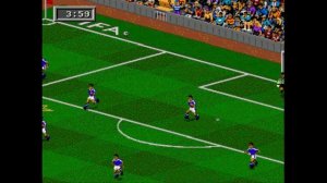 FIFA Soccer 95 (Sega Genesis) - Argentina vs Italy