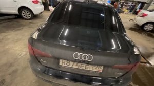 Установлена система бесключевого доступа Keyless Entry на Audi A4 B9