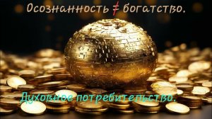 Осознанность не есть богатство. Духовное потребительство. Фрагмент прямого эфира от 26.05.24.