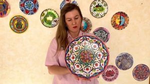 Декоративная тарелка на стену в Марокканском стиле