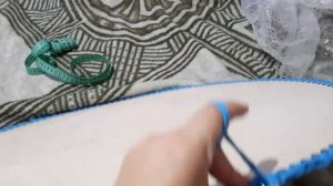 вязаная люлька крючком. 4