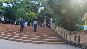 Храм Дой Сутхеп(Doi Suthep) и стоянка сонгтео из Чианг Мая в храмовый комплекс