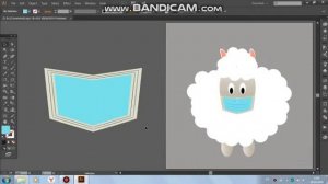 Как нарисовать барашка в медицинской маске в программе Adobe Illustrator