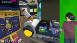 Virtual Reality Auto Mechanic Job Simulator Video Game! HobbyPigTV