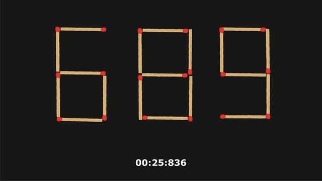 Переместите 2 спички чтобы получить максимально большое число Головоломки со спичками