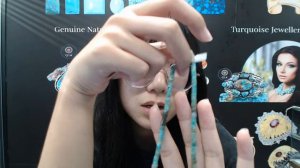 20240814-06 100% natural Turquoise Rondelle beads & Turquoise Abacus Beads