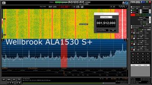MLA-30 vs Wellbrook ALA1530 S+ active antenna: Weak MW signal comparison
