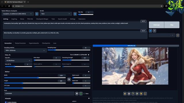 ШИРОКОФОРМАТНЫЕ АРТЫ в STABLE DIFFUSION смотреть онлайн