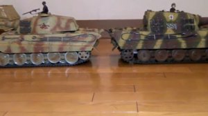 1/16  RC tank　kingtiger　＆　Jagdtiger