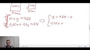 ФЕРМЕР И 2 УРОЖАЯ. Решение задачи с помощью системы уравнений