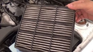 Как поменять воздушный фильтр двигателя на Mitsubishi  Lancer 9