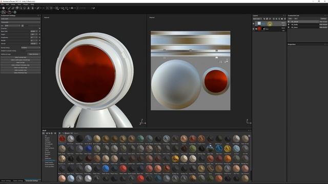 Texturing Different Parts of The Same Model in Substance Painter