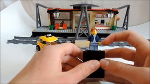 Обзор LEGO City 60050 железнодорожная станция
