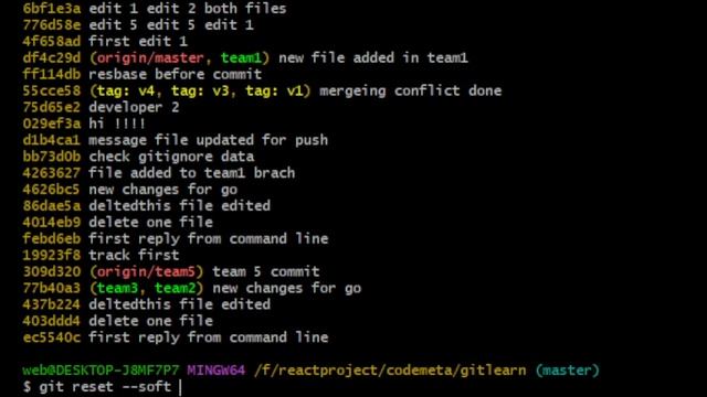 How To Reset Command Use In Git | Point HEAD Table To Previous Work By Reverting Current Job смотреть онлайн