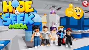 Roblox #6 Mega Hide and Seek! РОБЛОКС МЕГА ПРЯТКИ! КРУТАЯ ВИДЕОИГРА ОНЛАЙН! Dilurast GAME MOBILE