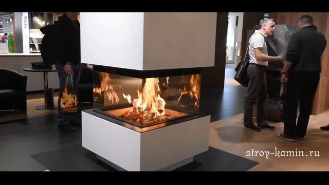 Новая модель островного камина для дома - SA Premium Quattro: продажа, установка под ключ смотреть онлайн
