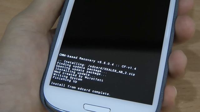 How to install update zip with ClockworkMod Recovery on Samsung Galaxy S3? смотреть онлайн