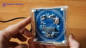 Электронные часы на DS1302 с цифровым дисплеем в корпусе