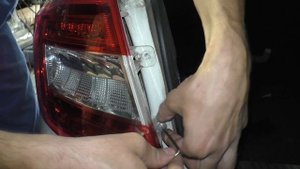 How to remove Tail Light SKODA OCTAVIA MK3
