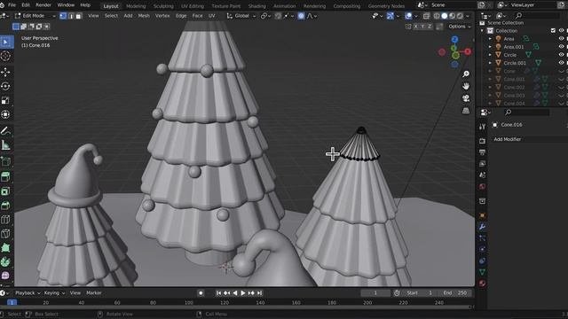 MODELING 3D Christmas Snow Globe in BLENDER  (Blender Tutorial)